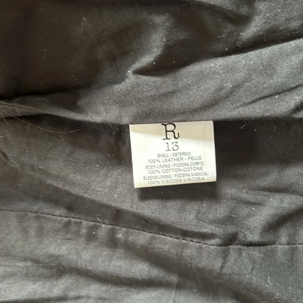 Leather jacket - R-13 - Picture 4 of 4